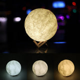 3D Magical Moon LED Night Light Desk Lamp