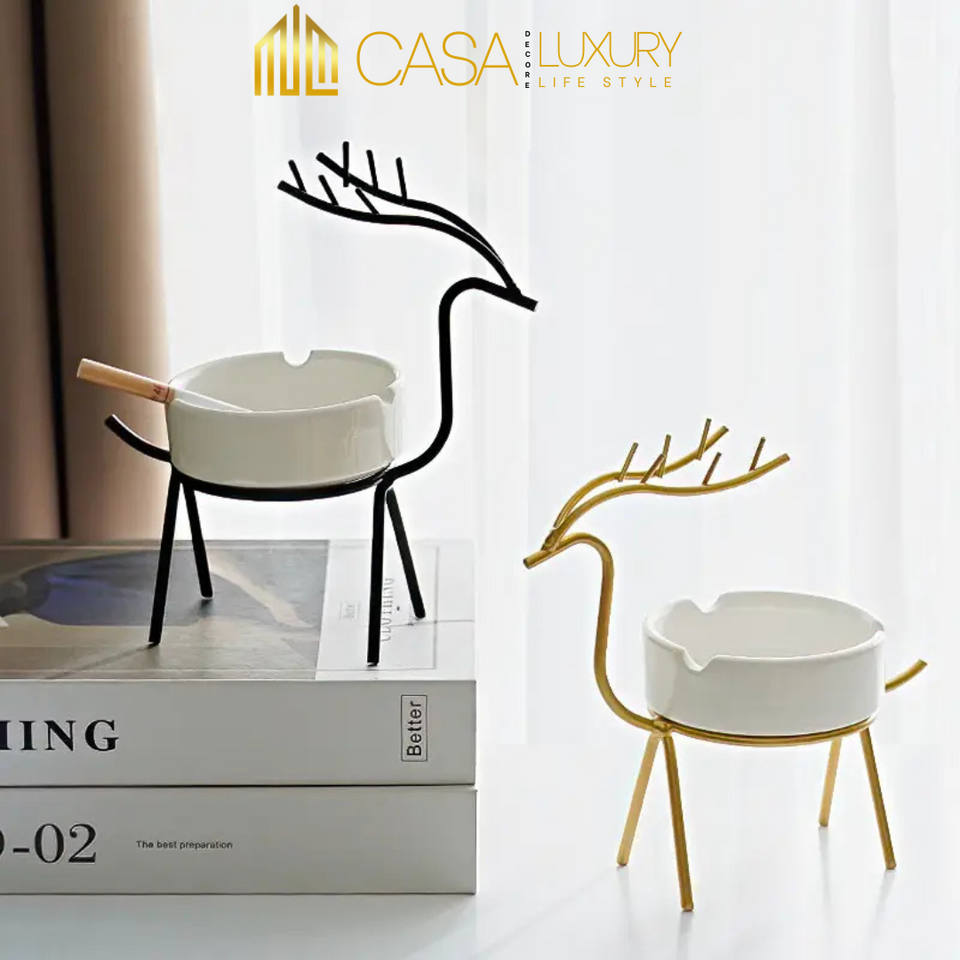 Golden Deer Luxury Ash Tray