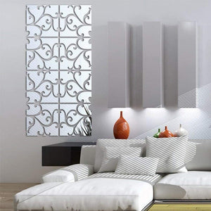 Modern Creative Design DIY 3D Acrylic Wall Stickers for home decoration - AWA-033