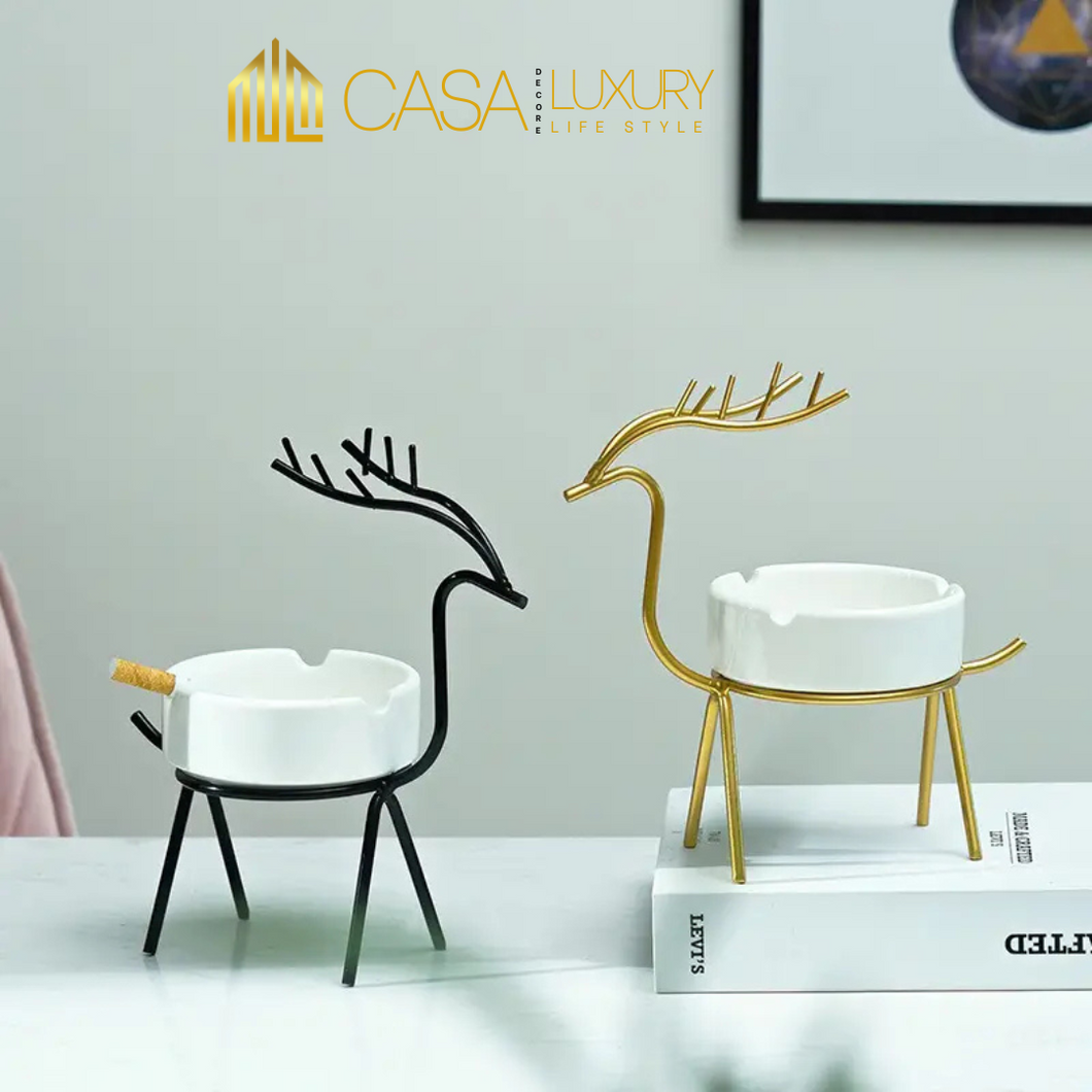 Golden Deer Luxury Ash Tray