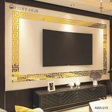 VERSACE DESIGN ACRYLIC BORDER MIRROR DECOR - AWA-015