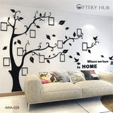 8Hubs Tree Wall Sticker with Famliy Picture Frames for home decoration - AWA-028