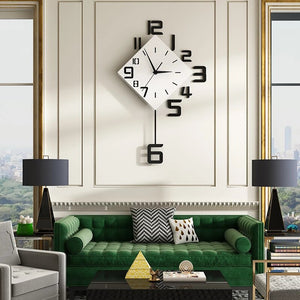 Modern Design Nordic Style Living Room Wall Clock for Home Decor - PC - 137