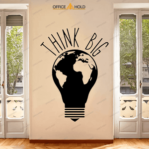 Think Big Bulb Idea wall Decor for office - OWD-076