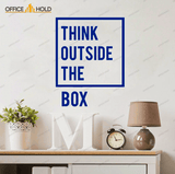 Think Out Side The Box Motivational Office Wall - OWD-075