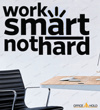 Work Smart Not Hard Inspirational Meeting Room Decor - OWD-072