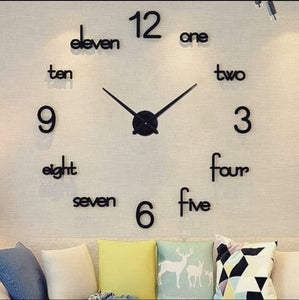 3D Wall clock for home and office decoration - EU3D-064