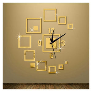 Gold Boxes acrylic clock for home and office decoration - AC-070