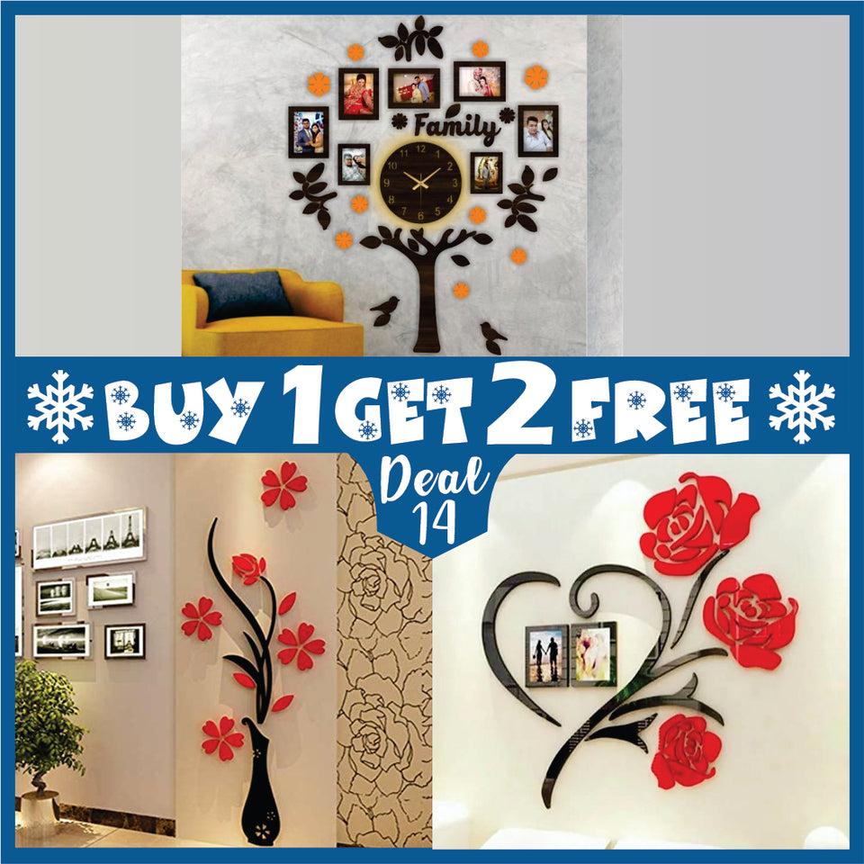 Ramadan Sale – Buy 1, Get 2 Free Wall Clock and Islamic Calligraphy| Limited-Time Offer!