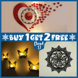 Ramadan Sale – Buy 1, Get 2 Free Wall Clock and Islamic Calligraphy| Limited-Time Offer!