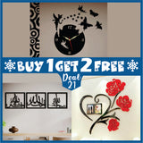 Ramadan Sale – Buy 1, Get 2 Free Wall Clock and Islamic Calligraphy| Limited-Time Offer!