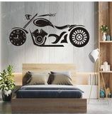 Motorbike Wooden THEME CLOCK For Home - WC-041