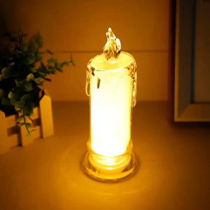 WHITE LED FLAMELESS CANDLE