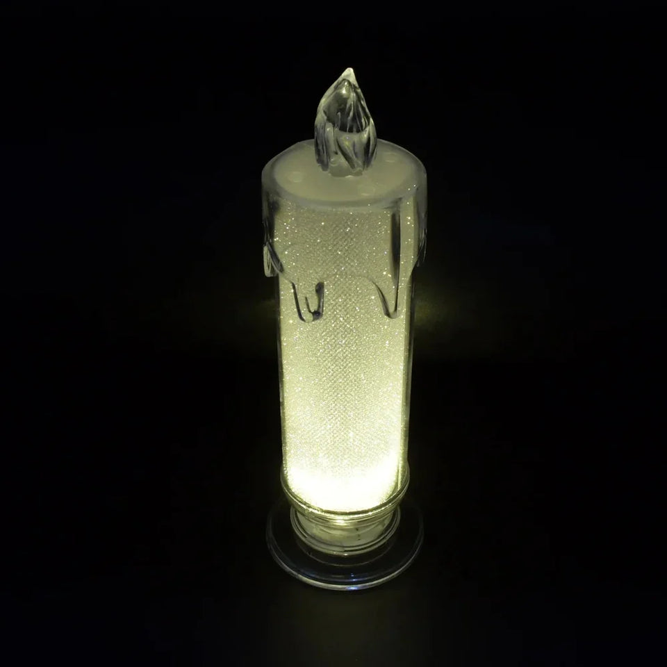 WHITE LED FLAMELESS CANDLE