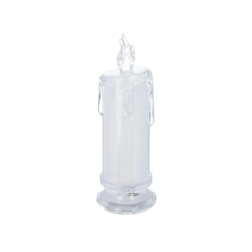 WHITE LED FLAMELESS CANDLE